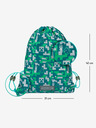 BAAGL  Grünes Schulset - Mäppchen, Tasche Baagl Minecraft 2 Silver Creeper