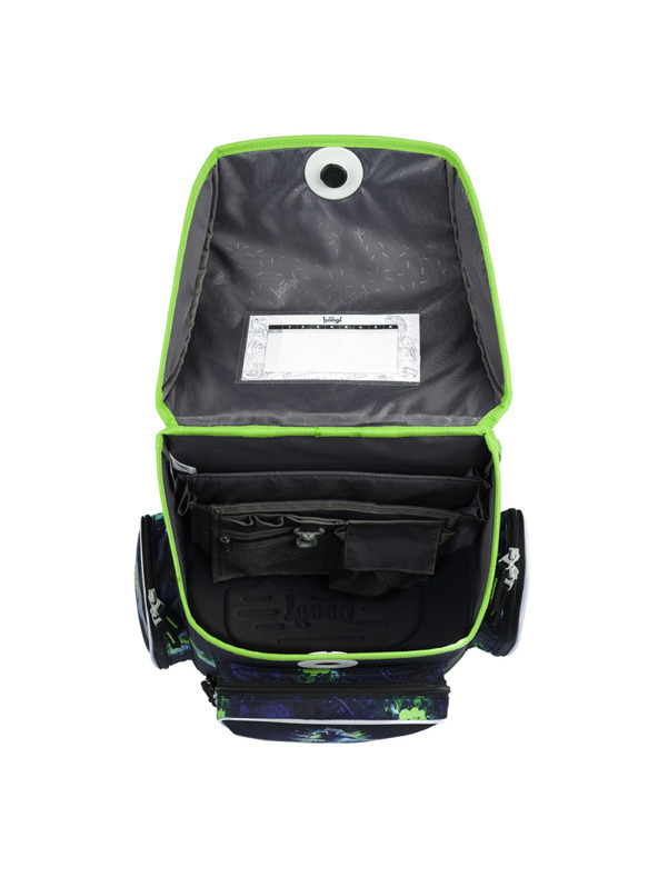 BAAGL  Grüner Schulranzen Ergo Baagl Football Player