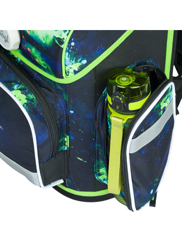 BAAGL  Grüner Schulranzen Ergo Baagl Football Player