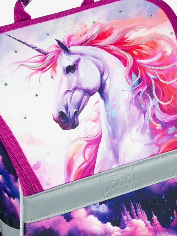 BAAGL  Lila Schulranzen Zippy Baagl Unicorn Kingdom