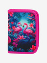 BAAGL  Pinkes Ergo-Schulset - Aktentasche, Federmäppchen, Tasche Baagl Flamingos