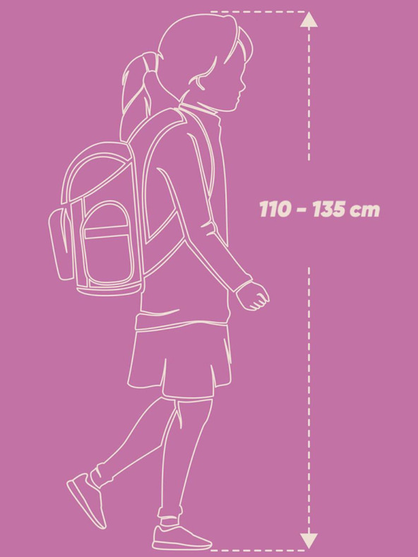 BAAGL  Pinkes Ergo-Schulset - Aktentasche, Federmäppchen, Tasche Baagl Flamingos