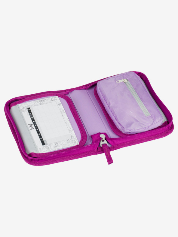 BAAGL  Lila Schulset Zippy – Aktentasche, Federmäppchen, Tasche Baagl Unicorn Kingdom