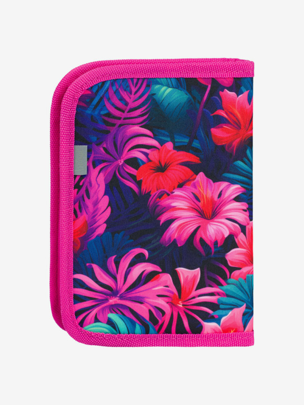 BAAGL  Rosa Schulmäppchen einreihig Baagl Flamingos