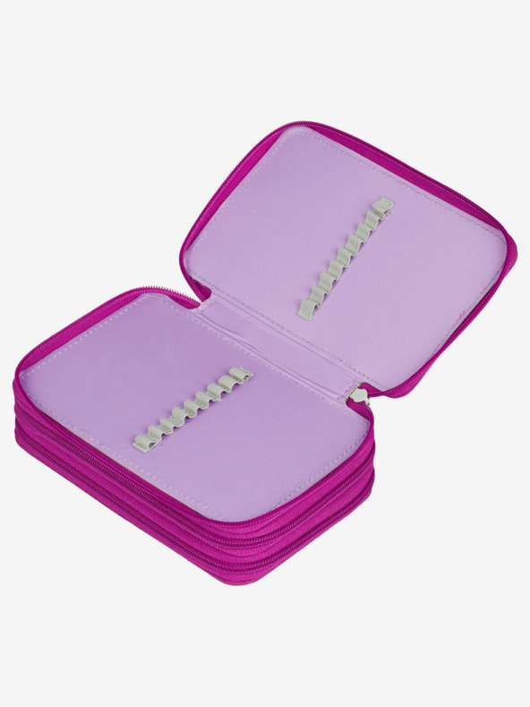 BAAGL  Lila Schulmäppchen dreistöckig Baagl Unicorn Kingdom