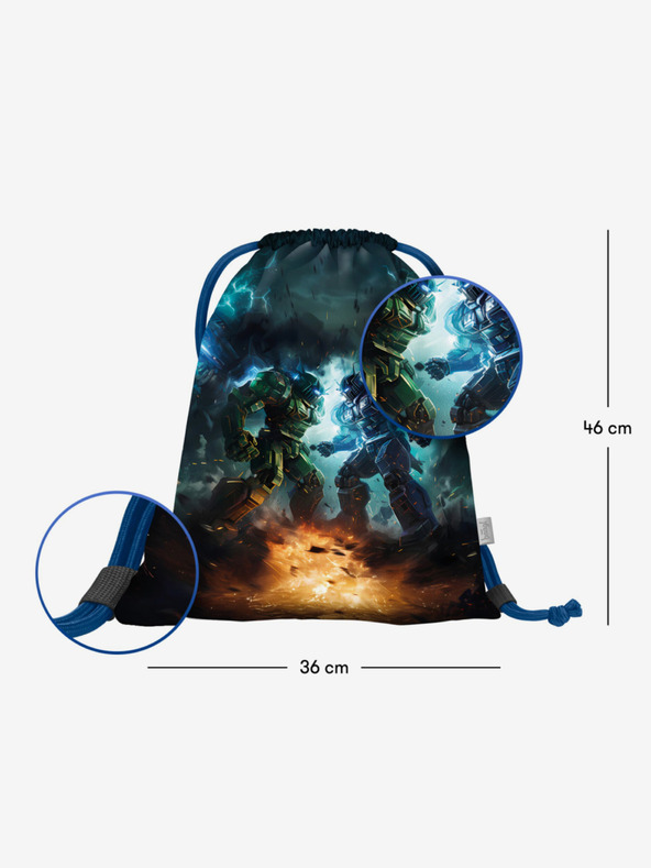 BAAGL  Schwarze Tasche Baagl Robots