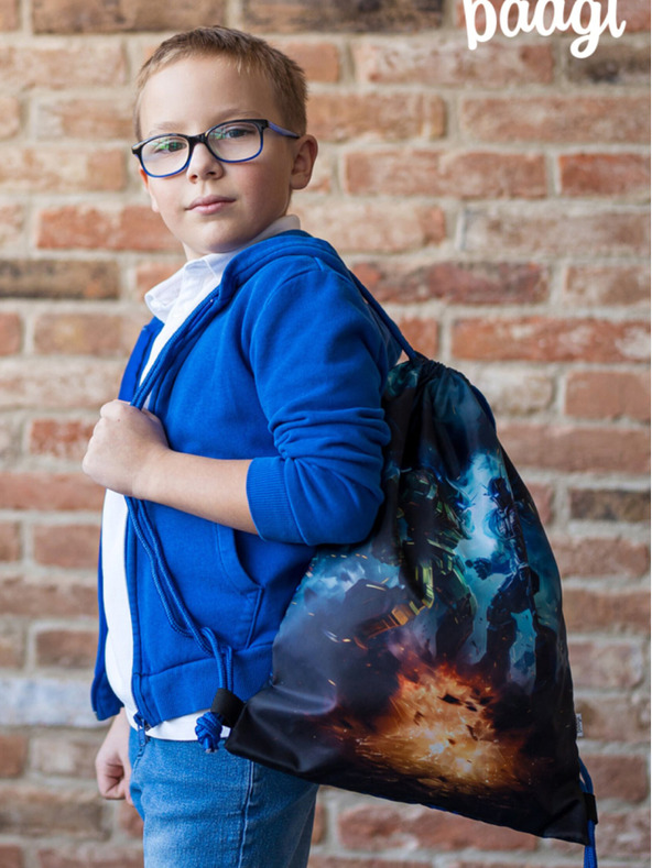 BAAGL  Schwarze Tasche Baagl Robots