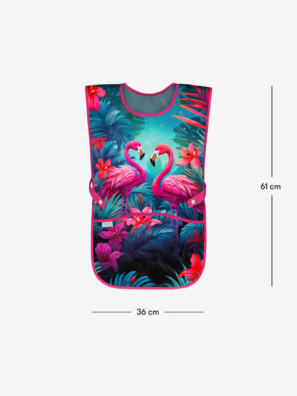 BAAGL  Rosa Kinderschürze Baagl Flamingos
