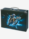 BAAGL  Blaue Faltschultasche mit Beschlägen Baagl Motorbike