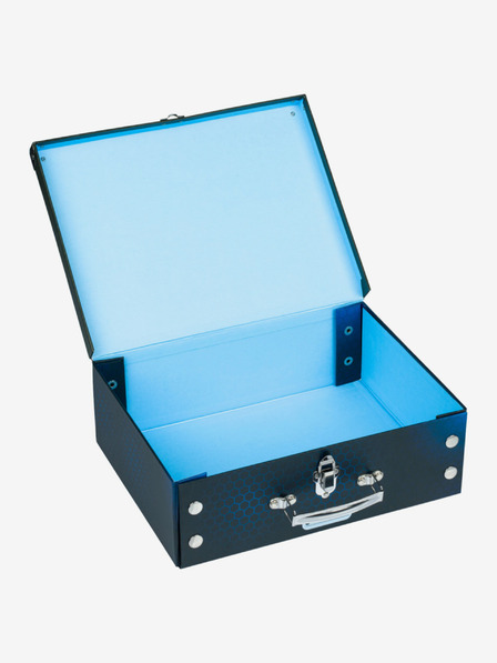 BAAGL  Blaue Faltschultasche mit Beschlägen Baagl Motorbike