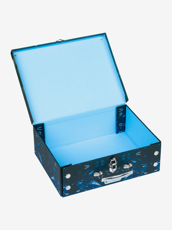 BAAGL  Schwarzer faltbarer Schulranzen mit Beschlägen Baagl Robots