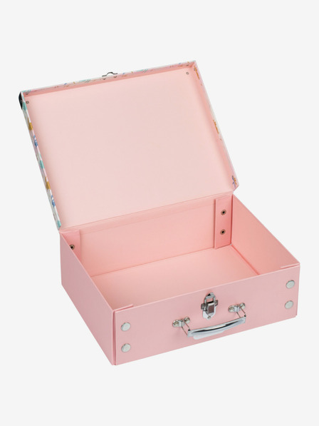BAAGL  Pinke Faltschultasche mit Beschlägen Baagl Bunny