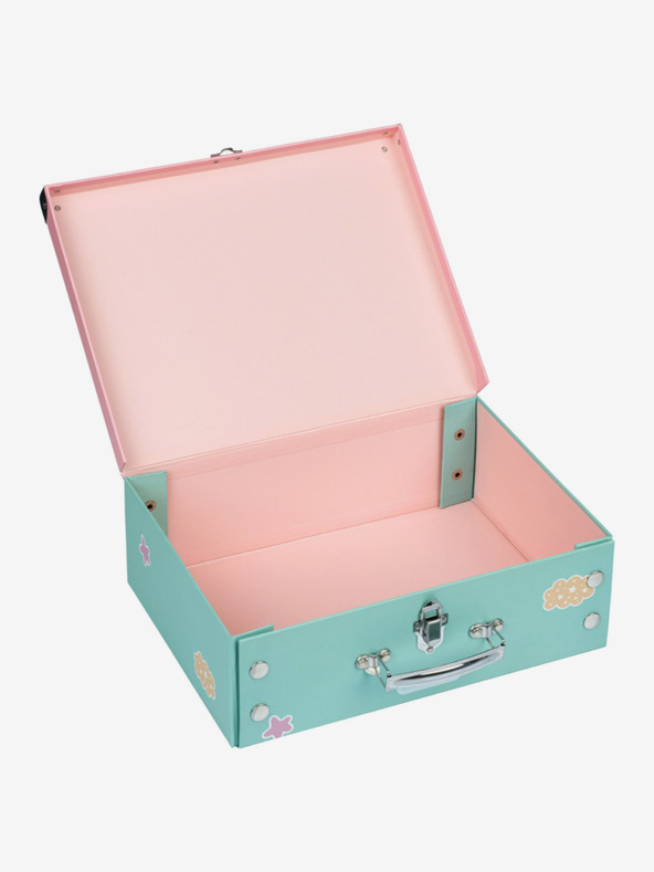 BAAGL  Rosa Schulranzen mit Beschlägen Baagl Rainbow