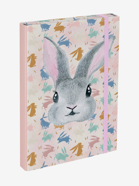BAAGL  Rosa Schulheftmappen A4 Baagl Bunny