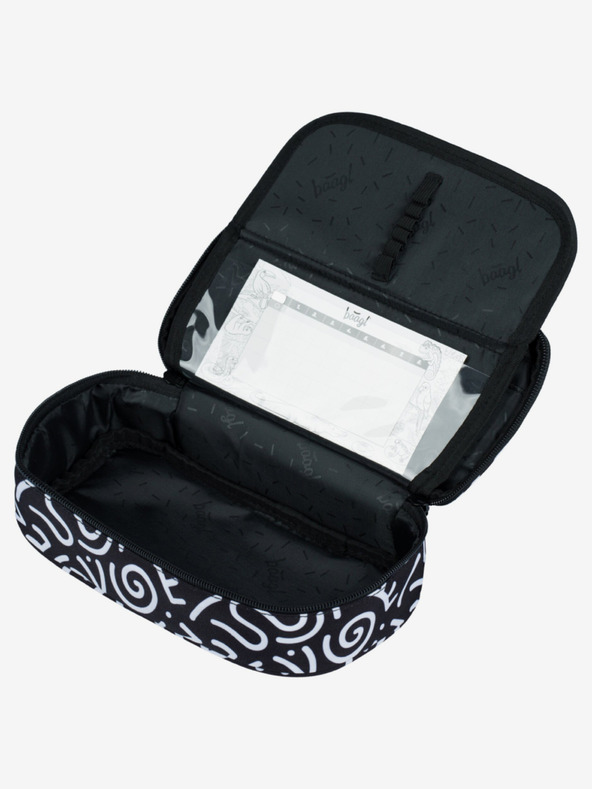 BAAGL  Schwarzes Schulmäppchen Baagl Element