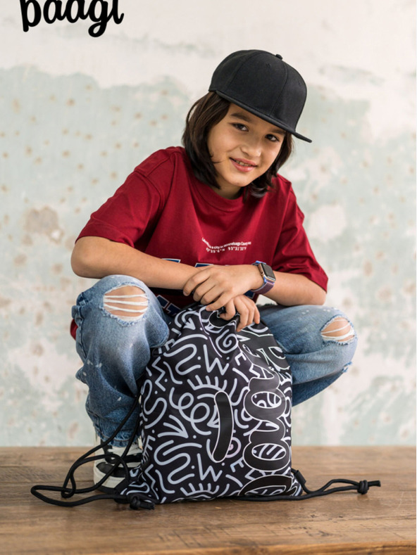 BAAGL  Schwarzer Ranzen Baagl Element