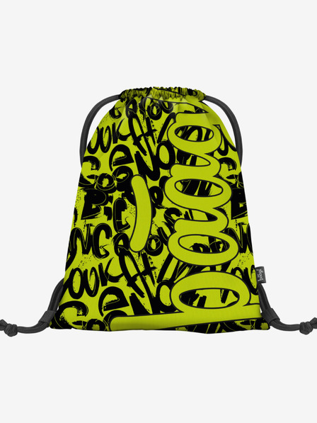 BAAGL  Gelbe und schwarze Tasche Baagl Lime