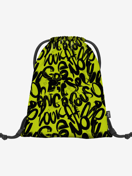 BAAGL  Gelbe und schwarze Tasche Baagl Lime