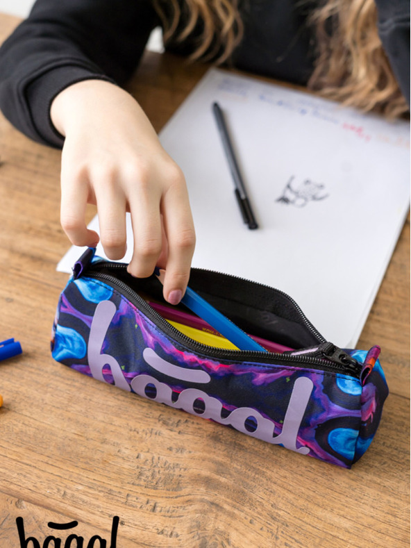 BAAGL  Lila Schüleretui Baagl Marmor