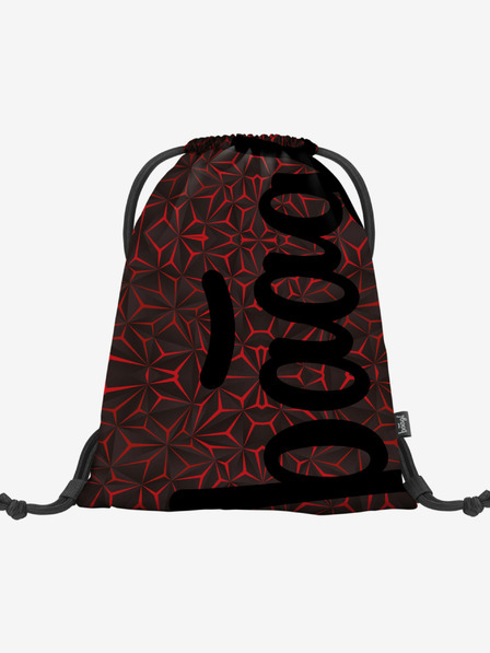 BAAGL  Schwarzer Schulranzen Baagl Red Polygon