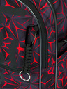 BAAGL  Schwarzer Schulrucksack Baagl Core Red Polygon