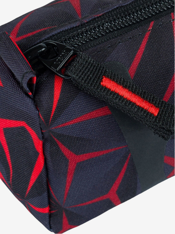 BAAGL  Schwarzes Schüleretui Baagl Red Polygon