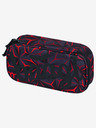 BAAGL  Schwarzes Schulset - Rucksack, Mäppchen, Tasche Baagl Core Red Polygon