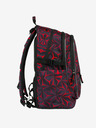 BAAGL  Schwarzes Schulset - Rucksack, Mäppchen, Tasche Baagl Core Red Polygon