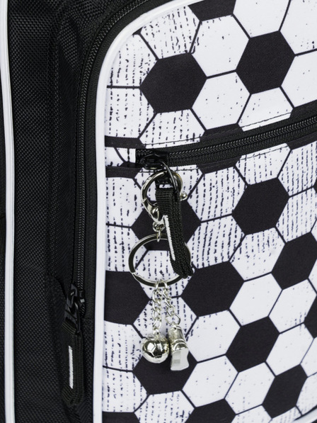 BAAGL  Schwarzer Schulrucksack Baagl Cubic Goal