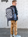 BAAGL  Schwarzer Schulrucksack Baagl Cubic Goal