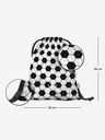 BAAGL  Schwarzer Schulrucksack, Federmäppchen und Taschenset Baagl Cubic Goal