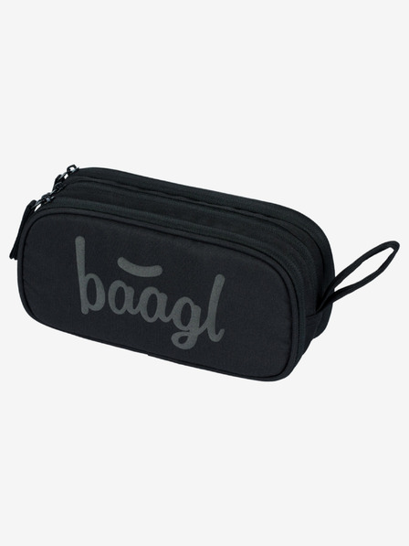 BAAGL  Schwarzes Schüler-Federmäppchen etue Baagl Black