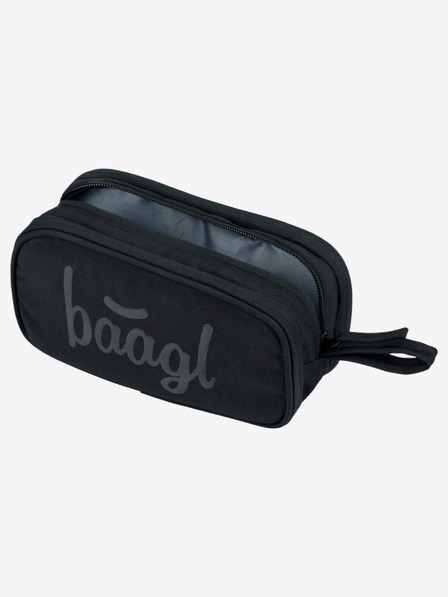 BAAGL  Schwarzes Schüler-Federmäppchen etue Baagl Black