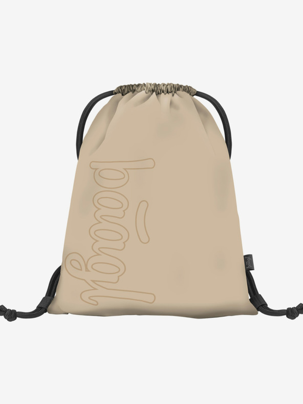 BAAGL  Beige Schulset - Rucksack, Mäppchen, Tasche Baagl Coolmate Beige