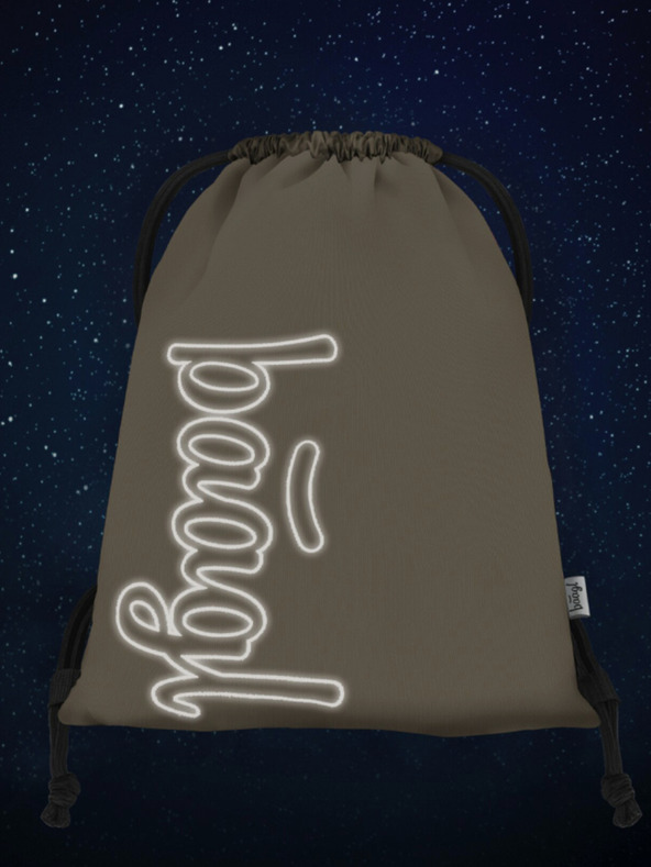 BAAGL  Beige Schulset - Rucksack, Mäppchen, Tasche Baagl Coolmate Beige