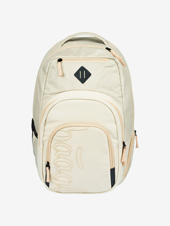 BAAGL  Beige Schulset - Rucksack, Mäppchen, Tasche Baagl Coolmate Beige