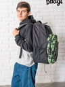 BAAGL  Schwarzes Schulset - Rucksack, Mäppchen, Tasche Baagl Coolmate Green