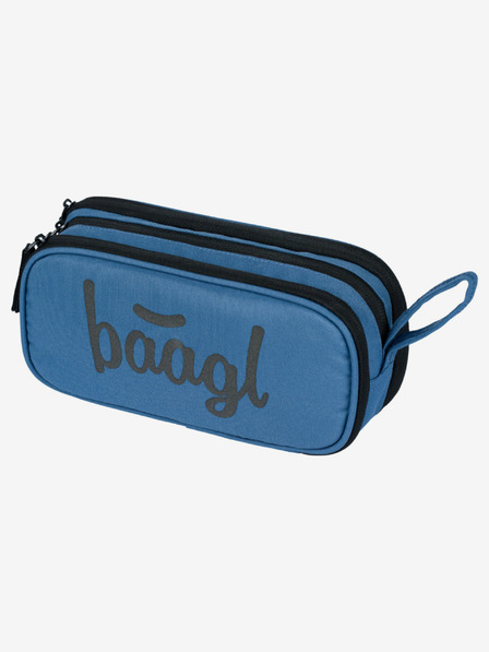BAAGL  Blaues Schulset - Rucksack, Mäppchen, Tasche Baagl Coolmate Ocean Blue