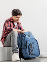 BAAGL  Blaues Schulset - Rucksack, Mäppchen, Tasche Baagl Coolmate Ocean Blue