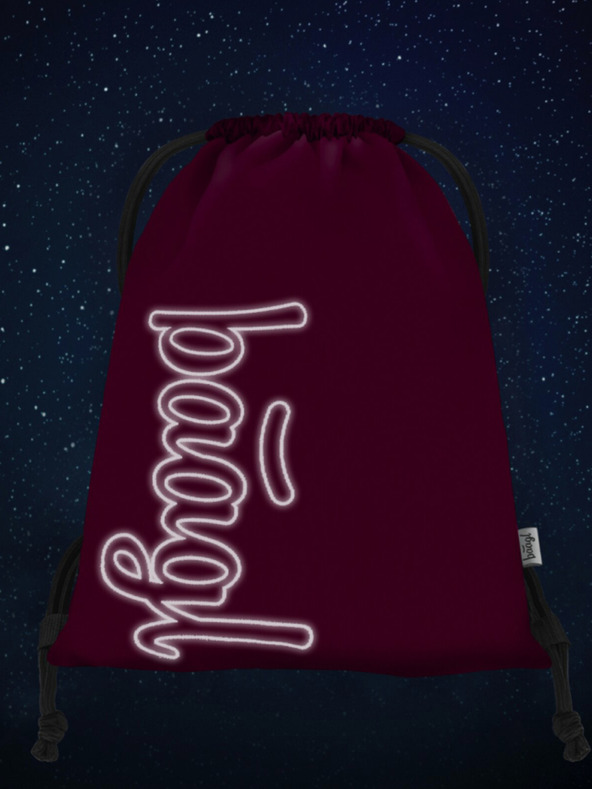 BAAGL  Rotes Schulset - Rucksack, Federmäppchen, Tasche Baagl Coolmate Ruby