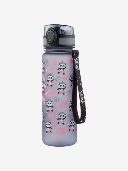 BAAGL  Graue Tritan-Trinkflasche Panda, 500 ml Baagl