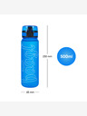 BAAGL  Blaue Tritan-Trinkflasche Logo - Blau, 500 ml Baagl