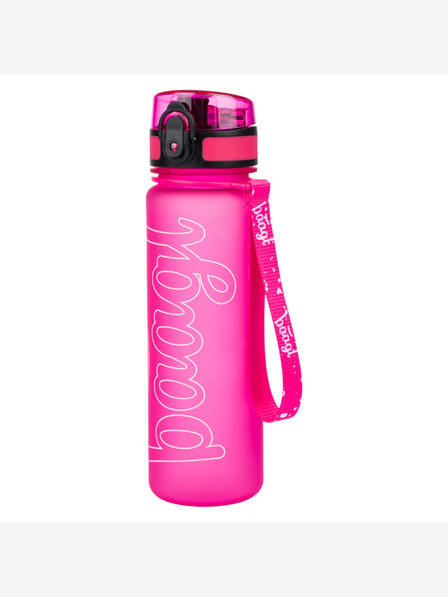 BAAGL  Rosa Tritan-Trinkflasche mit Logo - rosa, 500 ml Baagl