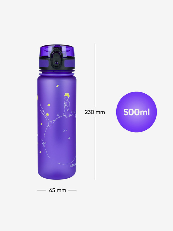 BAAGL  Lila tritan Trinkflasche kleiner prinz, 500 ml Baagl