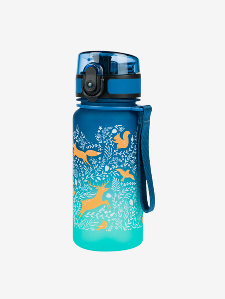 BAAGL  Blaue tritan Trinkflasche Farbverlauf Wald, 350 ml Baagl