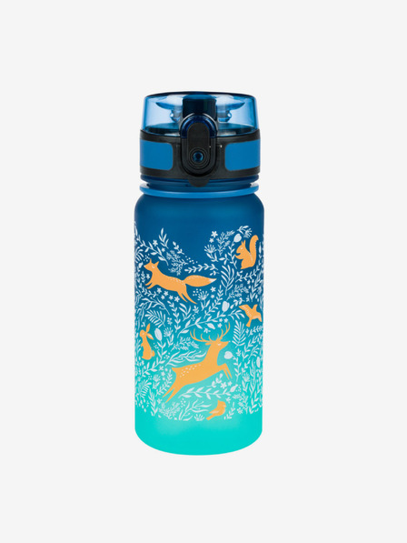 BAAGL  Blaue tritan Trinkflasche Farbverlauf Wald, 350 ml Baagl