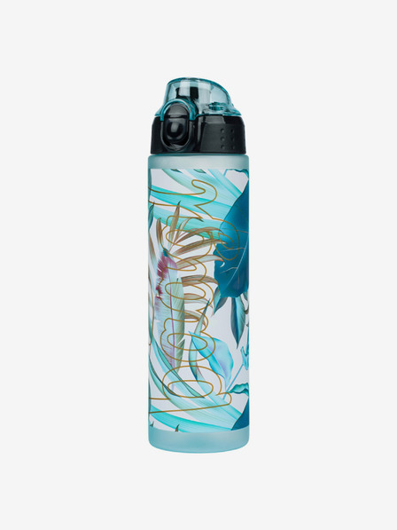 BAAGL  Lila Tritan Trinkflasche Blätter, 700 ml Baagl