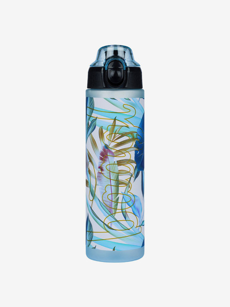 BAAGL  Lila Tritan Trinkflasche Blätter, 700 ml Baagl