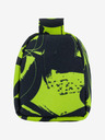 BAAGL  Schwarzer Studentenkoffer lime Baagl