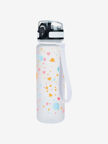 BAAGL  Weiße tritan Trinkflasche pet, 500 ml Baagl